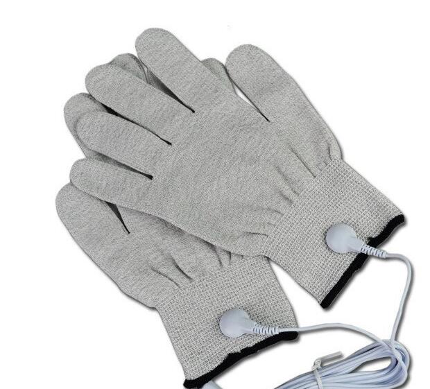 Electrode Gloves For Tens Unit Electronic Pulse Massager EMS Therapy Massage Arthritis Pain Relieve Glove Top Quality