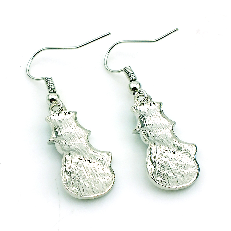 High Quality Charms Earrings Fashion Dangle Rhinestone Scarf Christmas Snowman Earrings For Women Christmas Gifts Jewelry