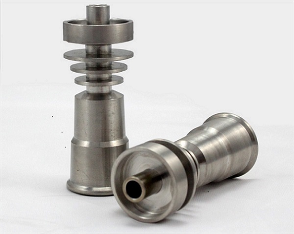 10mm/14mm 14mm/18mm Female Domeless Pure Titanium Nail Dual Grade 2 Titanium For Vapor Globe Globes Tubes For Smoking