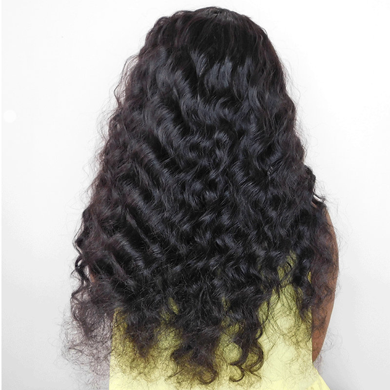 pre plucked 360 Full Lace Frontal Wigs brazilian loose wave curly human hair lace front wig cheap 360 lace frontal wig