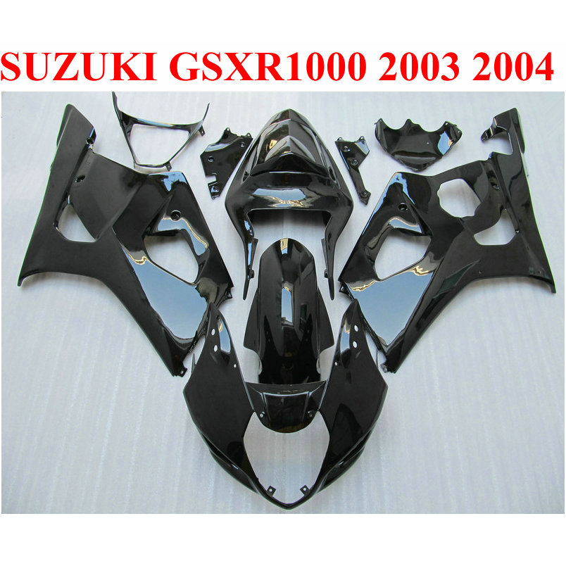 High quality ABS fairing kit for SUZUKI GSXR 1000 K3 k4 2003 2004 GSX-R1000 03 04 all glossy black fairings set BP45, Same as the picture shows 
High quality ABS fairing kit for SUZUKI GSXR 1000 K3 k4 2003 2004 GSX-R1000 03 04 all glossy black fairings set BP45, Same as the picture shows