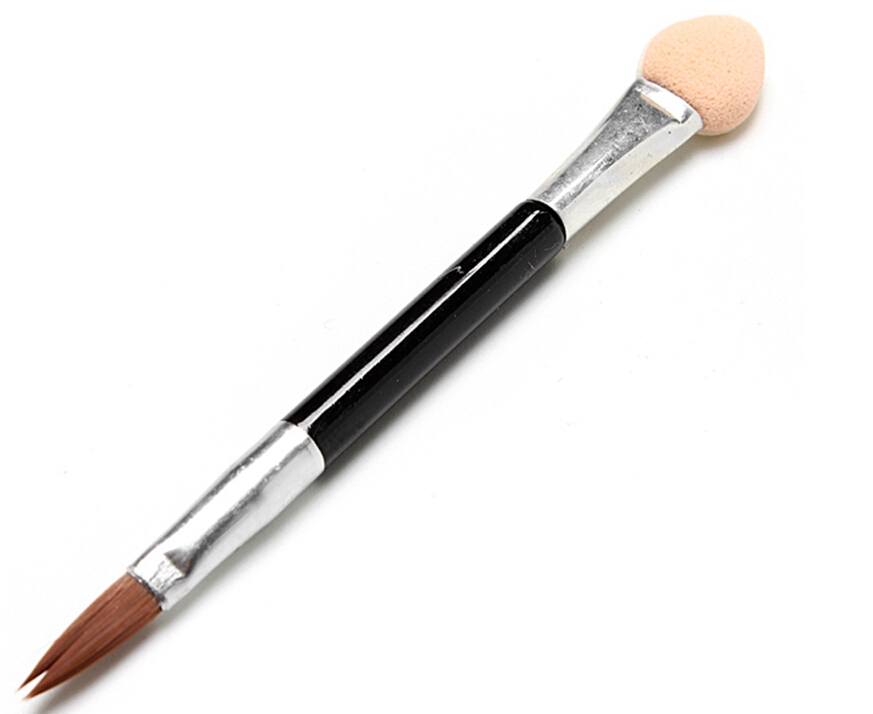 New 50 Pcs/ set Applicator Double-Ended Cosmetic Brushes Women Makeup Eyeshadow Eyeliner Sponge Lip Brush Set Disposable