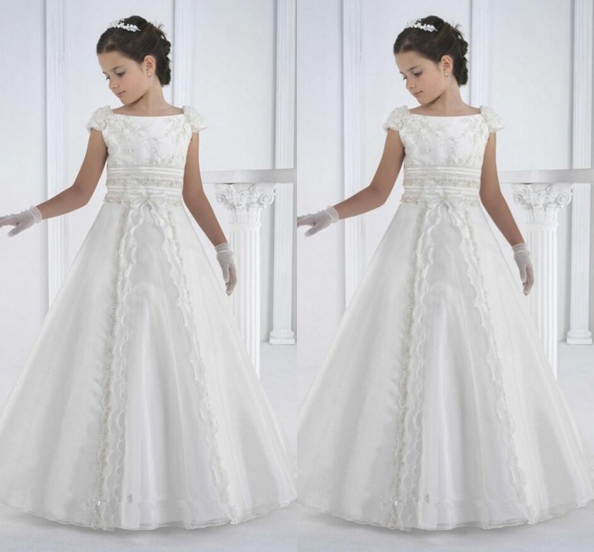 first communion dresses floor length princess white flower girl dresses girls white communion dresses vestidos de comunion