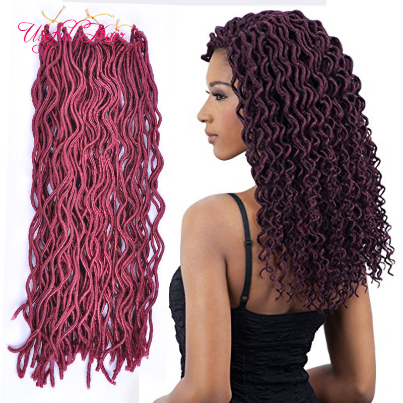CLASSICAL BLACK FAUX LOCKS SYNTHETIC HAIR BUNDLES 100g Deep wave blonde WAVING CURLY GODDESS LOCS CROCHET BRAIDS hair braiding Christmas, #350
CLASSICAL BLACK FAUX LOCKS SYNTHETIC HAIR BUNDLES 100g Deep wave blonde WAVING CURLY GODDESS LOCS CROCHET BRAIDS hair braiding Christmas, #350
