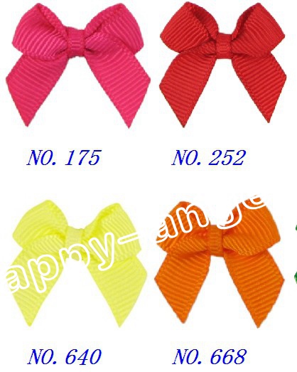 60pcs 2" mini baby girl hairbow hair bows clips kids Boutique grosgrain ribbon bowknot alligator Hairpin headwear accessaries HD3303