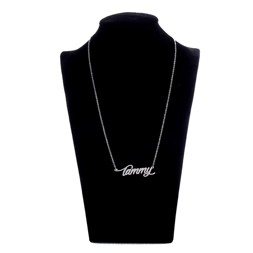 Tammy Personalized Name Necklace for Women Stainless Steel Nameplate Necklaces - 18K Gold Plated Minimalist Jewelry Gift for Her