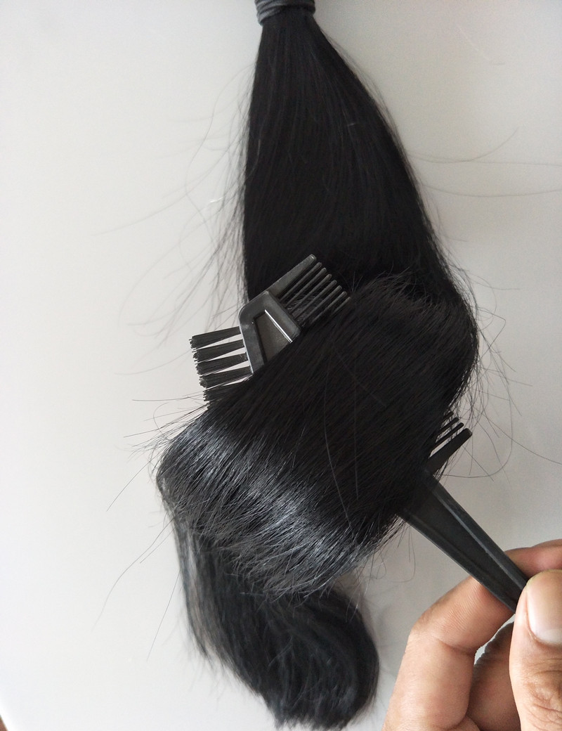 brazilian remy human hair 3 or 4 bundles 100 unprocessed natural color silk straight virgin hair wefts 100gr per piece