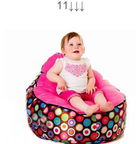 WholePROMOTION multicolor Baby Bean Bag Snuggle Bed Portable Seat Nursery Rocker multifunctional 2 tops baby beanbag chair yw270i8471941