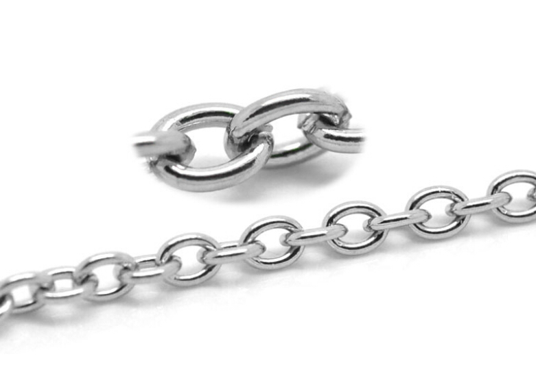 Lot 10 meters Hot sale Jewelry Finding stainless steel 1.8mm/ 3mm/4.5mm Silver Smooth Oval Link Chain Finding /Marking DIY Chain
Lot 10 meters Hot sale Jewelry Finding stainless steel 1.8mm/ 3mm/4.5mm Silver Smooth Oval Link Chain Finding /Marking DIY Chain