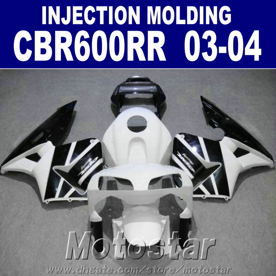 Cheap Injection Mold for HONDA fairing kits CBR 600RR 2003 2004 white cbr600rr 03 04 motorcycle body fairings AOF3, Same as picture 
Cheap Injection Mold for HONDA fairing kits CBR 600RR 2003 2004 white cbr600rr 03 04 motorcycle body fairings AOF3, Same as picture