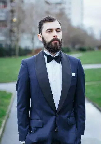 Custom Made Black Groom Tuxedos Men Suits Wedding Worn In James Bond Wedding Suit For Men Groom Evening Gown Party Wear (Jacket+Pants)