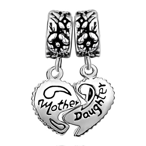 Mother Daughter Flower European spacer beads Dangle Charms In Set Fit for Pandora Chamilia Biagi Bracelet, Black
Mother Daughter Flower European spacer beads Dangle Charms In Set Fit for Pandora Chamilia Biagi Bracelet, Black