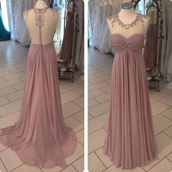 Stunning 2017 Dusty Pink Chiffon Evening Dresses Long Sexy Sheer Neck Illusion Back With Beads Formal Dresses Party Evening EN11276, Dark navy
Stunning 2017 Dusty Pink Chiffon Evening Dresses Long Sexy Sheer Neck Illusion Back With Beads Formal Dresses Party Evening EN11276, Dark navy