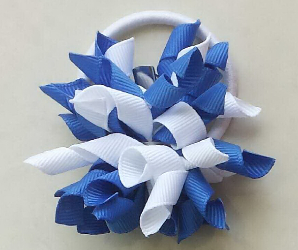 Korker Side Clip Cute Princess Barrettes Bowknot Children Girls 2.5INCH Hair Bows Flowers Clips Headwear Baby Bobbles Curlies Loop Ribbon Accessories 