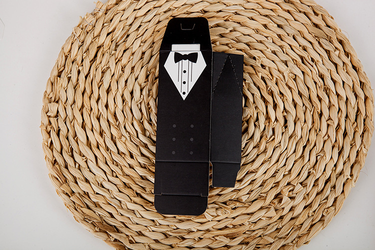 2015 New Arrival Wedding Favor Box 2000pairs=4000pcs/lot Bride and Groom Gift Candy Box with Ribbon