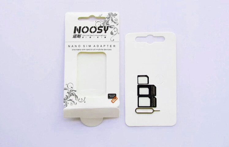 NOOSY Nano Micro Standard Sim Card Convertion Converter Nano Sim Adapter Micro sim Card For Iphone 6 Plus All Mobile Devices S3412