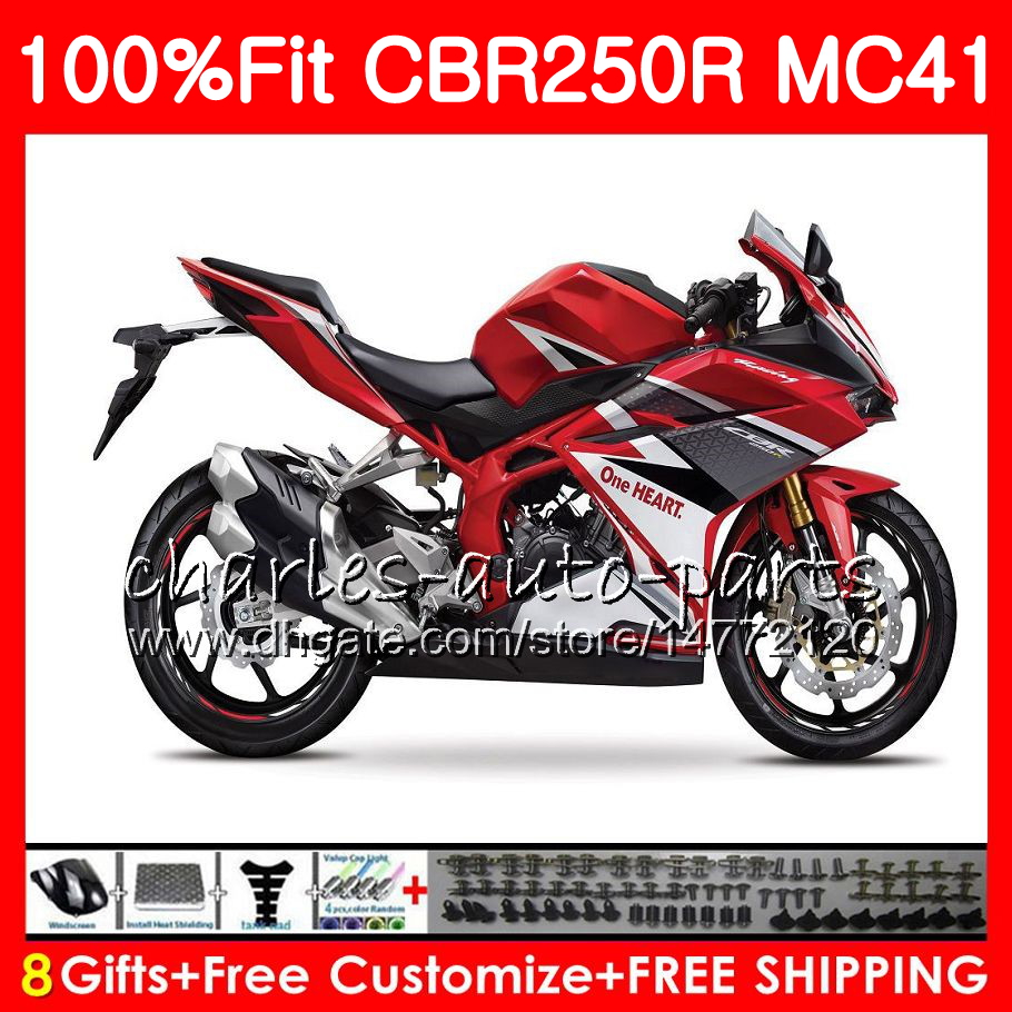 Injection For HONDA red black CBR300R CBR250R MC41 11 12 13 14 15 94NO23 CBR250 R CBR 250R 300R CBR 250 R 2011 2012 2013 2014 2015 Fairing, No. 1
Injection For HONDA red black CBR300R CBR250R MC41 11 12 13 14 15 94NO23 CBR250 R CBR 250R 300R CBR 250 R 2011 2012 2013 2014 2015 Fairing, No. 1
