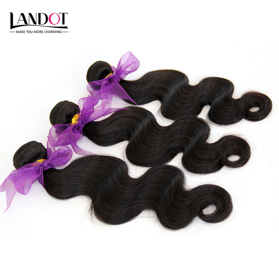 Peruvian Hair Body Wave Human Hair Weave Wavy Bundles 4Pcs Lot Unprocessed Grade 8A Peruvian Wavy Hair Extensions Natural Black Double Wefts