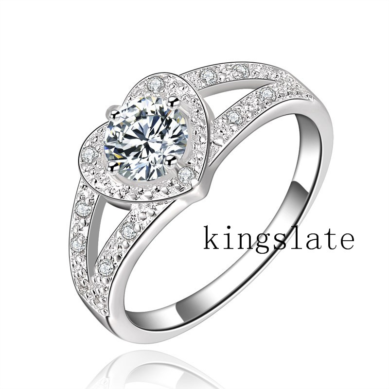 Wholesale-NEW 925 Sterling Silver Ring Engagement Love Zircon CRYSTAL Wedding WOMEN lady Rings hot sale R388
Wholesale-NEW 925 Sterling Silver Ring Engagement Love Zircon CRYSTAL Wedding WOMEN lady Rings hot sale R388