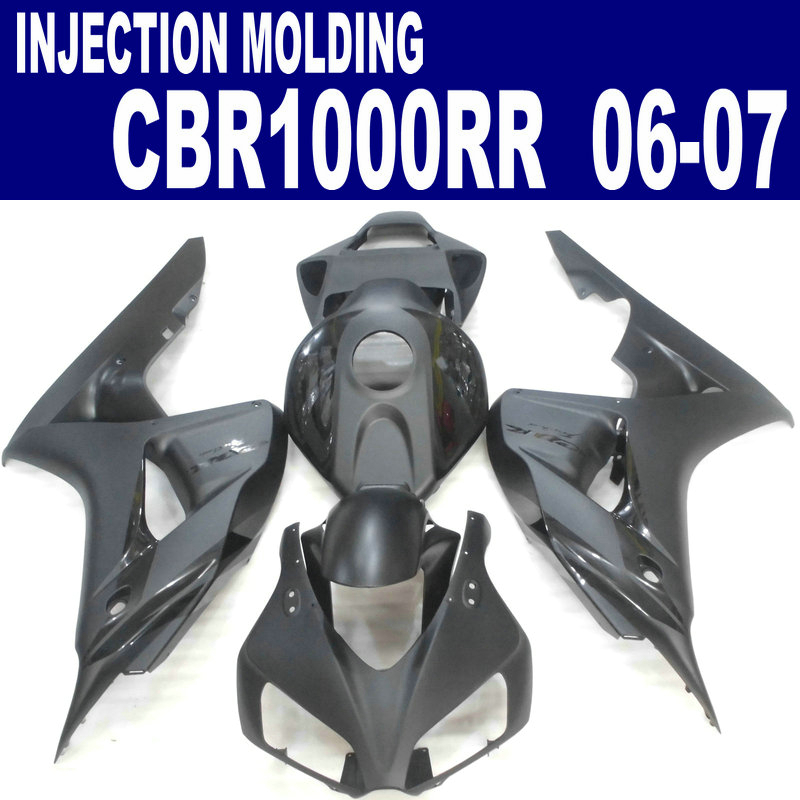 Injection molding high quality fairing kit for HONDA CBR1000RR 06 07 CBR1000 RR 2006 2007 all matte black fairings set VV37, Same as the picture shows
Injection molding high quality fairing kit for HONDA CBR1000RR 06 07 CBR1000 RR 2006 2007 all matte black fairings set VV37, Same as the picture shows