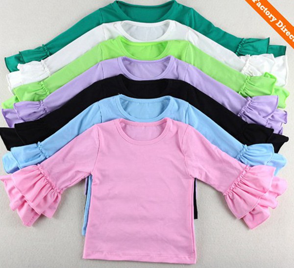 Hot Sale Kids Wear Harem tops Baby ruffle shirts girls Ruffle outfit long sleeves ins tops Girls Ruffle tutu tops 1-8Y, 14colors choose freely
Hot Sale Kids Wear Harem tops Baby ruffle shirts girls Ruffle outfit long sleeves ins tops Girls Ruffle tutu tops 1-8Y, 14colors choose freely