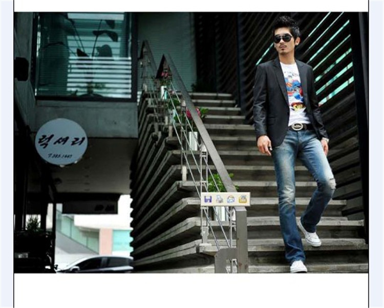 Wholesale-Promotion!!Mens casual Suits Blazers Coat fashion Business Blazer slim fit Jacket Button suit men Formal suit jacket b9 18516