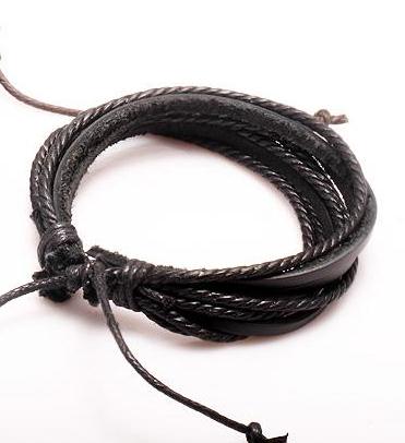 High quality Genuine Leather Bracelets Wrap Multilayer Braided charm Rope Fashion Men Women handmade Jewelry New 30pcs