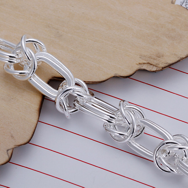 Hot sale best gift 925 silver Great leader Bracelet DFMCH025,Brand new fashion 925 sterling silver plated Chain link bracelets high grade