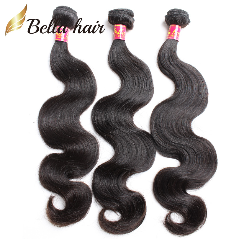 3 Bundles with Frontal Hair Malaysian Peruvian Brazilian Body Wave Virgin Human Hair Extensions Lace Frontals Closure and Weaves