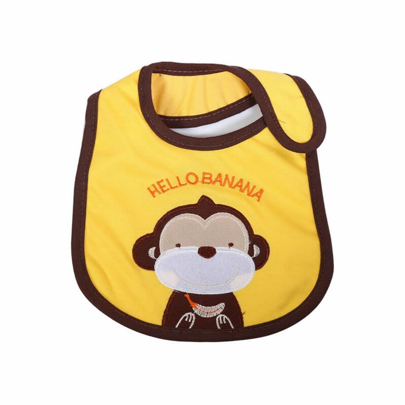 Wholesale- Cute Newborn Baby Bibs Burp Cloths 100% Cotton Infant Baby Girl Boy Bibs Cartoon Animal Pattern Baby Saliva Towel Burp Cloths Wholesale- Cute Newborn Baby Bibs Burp Cloths 100% Cotton Infant Baby Girl Boy Bibs Cartoon Animal Pattern Baby Saliva Towel Burp Cloths