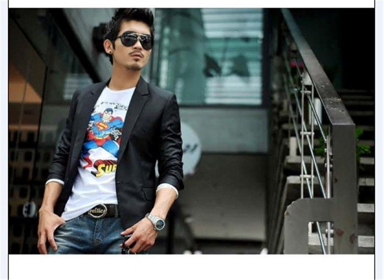 Wholesale-Promotion!!Mens casual Suits Blazers Coat fashion Business Blazer slim fit Jacket Button suit men Formal suit jacket b9 18516