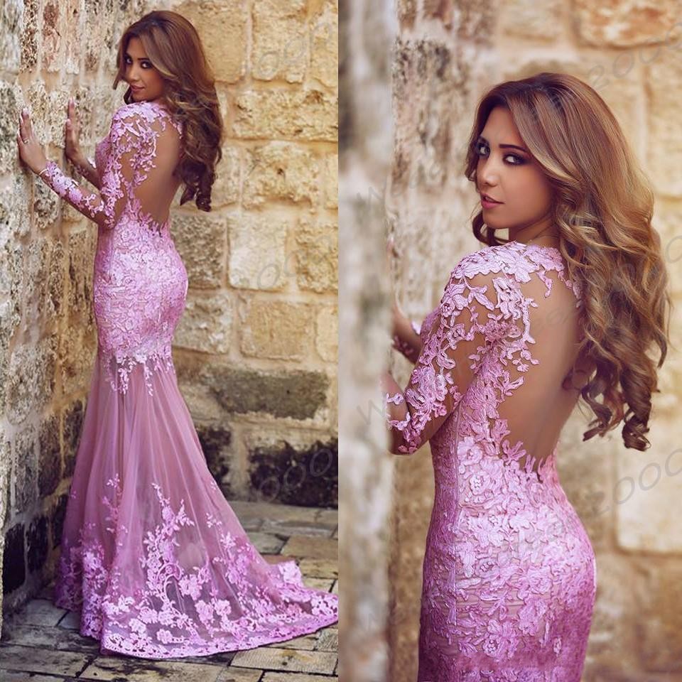 Charming Crew Neck Sequined Appliques Mermaid Prom Dresses 2015 Ruched Tulle Open Back Pink Evening Gowns Sexy Long Sleeve Formal Dresses, White
Charming Crew Neck Sequined Appliques Mermaid Prom Dresses 2015 Ruched Tulle Open Back Pink Evening Gowns Sexy Long Sleeve Formal Dresses, White