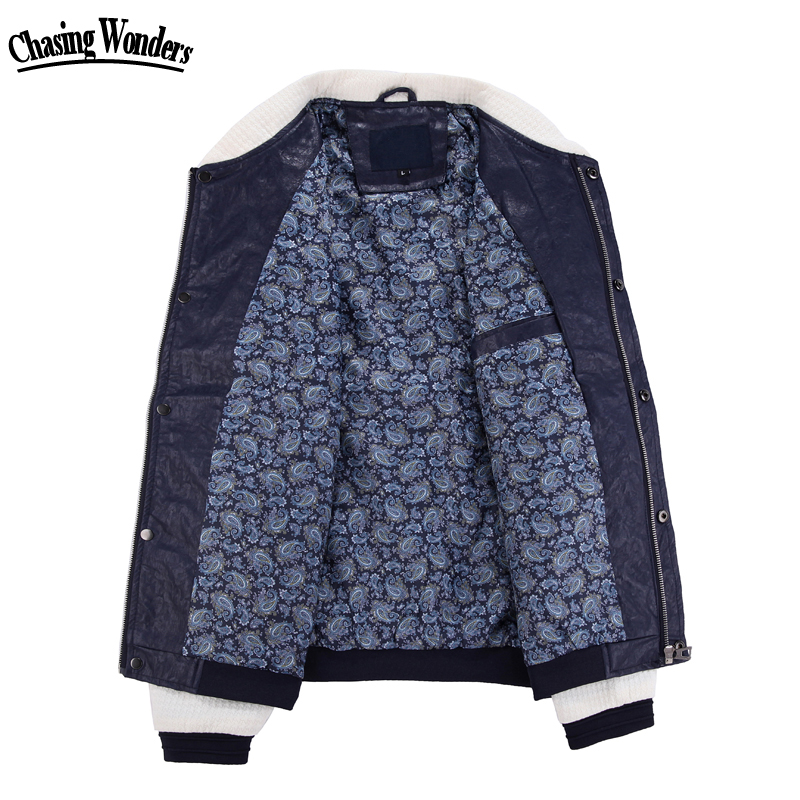 Fall-PU Bomber Letterman Jacket Men Coat Windbreaker College Baseball Veste Homme Manteau Abrigo Chaqueta Hombre Ceket Heren Jassen