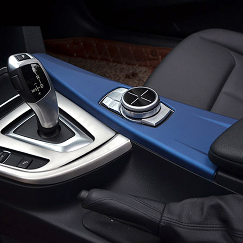 Car-styling i-drive Control Panel Cover Trim Stickers For BMW 3/GT/4 Series F30/F31/F34/F32/F33/F36 For BMW 320li 318 Colorful Accessories