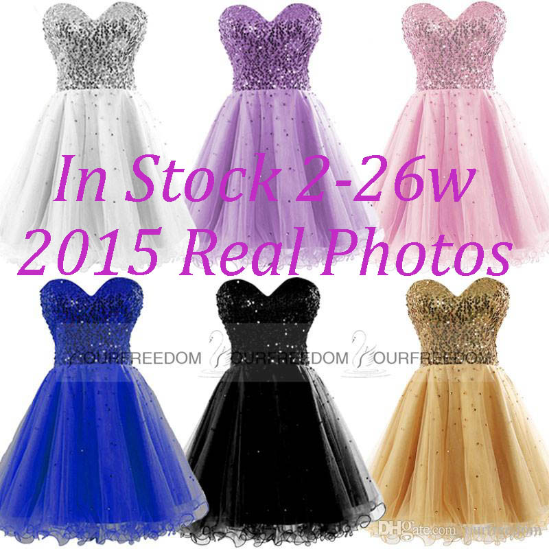 In Stock Cheap Homecoming Dresses Gold Black Blue White Pink Sequins Sweetheart A Line Short Cocktail Party Prom Gowns 100% Real Image 2019, Blue;pink
In Stock Cheap Homecoming Dresses Gold Black Blue White Pink Sequins Sweetheart A Line Short Cocktail Party Prom Gowns 100% Real Image 2019, Blue;pink