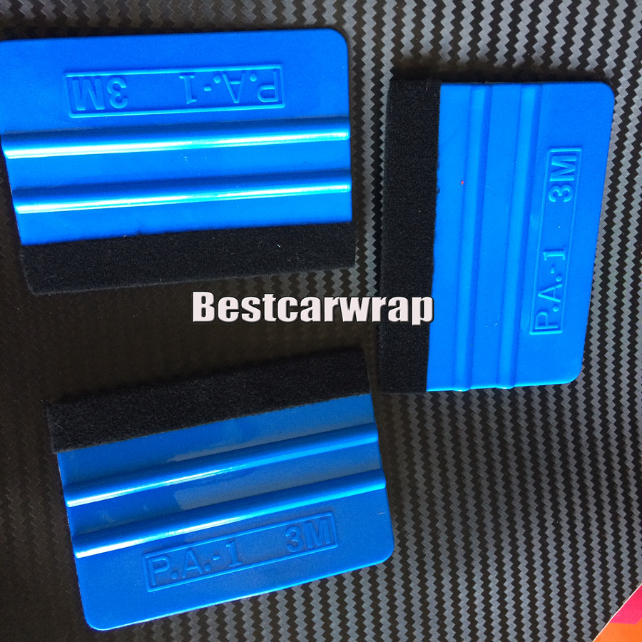 1000 Pcs/ Lot 3M Felt Squeegee For Vehicle Window Tool Scraper Spatula Wrapping kits Ship By DHL / Fedex express