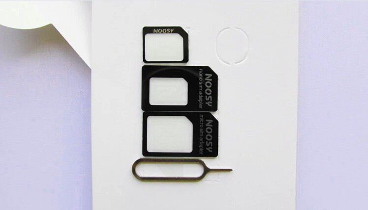 NOOSY Nano Micro Standard Sim Card Convertion Converter Nano Sim Adapter Micro sim Card For Iphone 6 Plus All Mobile Devices S3412