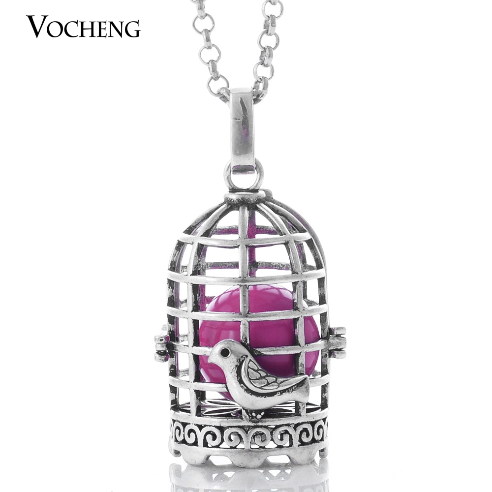 VOCHENG Caller Harmony Birdcage Pendant Jewelry Angel Ball Necklaces Pregnant Lingerie Necklaces with Stainless Steel Chain VA-095
VOCHENG Caller Harmony Birdcage Pendant Jewelry Angel Ball Necklaces Pregnant Lingerie Necklaces with Stainless Steel Chain VA-095