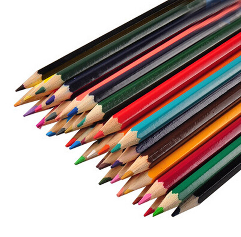 36 PCS/set wooden colored pencils for drawing Writing Sketch Painting Graffiti kids school supplies gift stationery 36 Colors in 1 Box