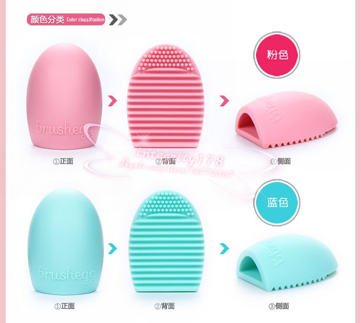 Brushegg Pro Egg Cleaning Glove Cleaning Makeup Washing Brush Silica Glove Scrubber Board Cosmetic Clean Tools Brush Cleaner