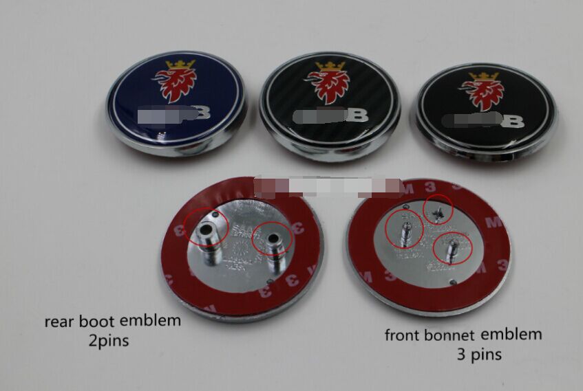 Free shipping PVC ABS 68mm SA *AB 93 95 front bonnet emblem,rear boot badge, car hood ornaments saab emblem 3pins / 2 pins
Free shipping PVC ABS 68mm SA *AB 93 95 front bonnet emblem,rear boot badge, car hood ornaments saab emblem 3pins / 2 pins