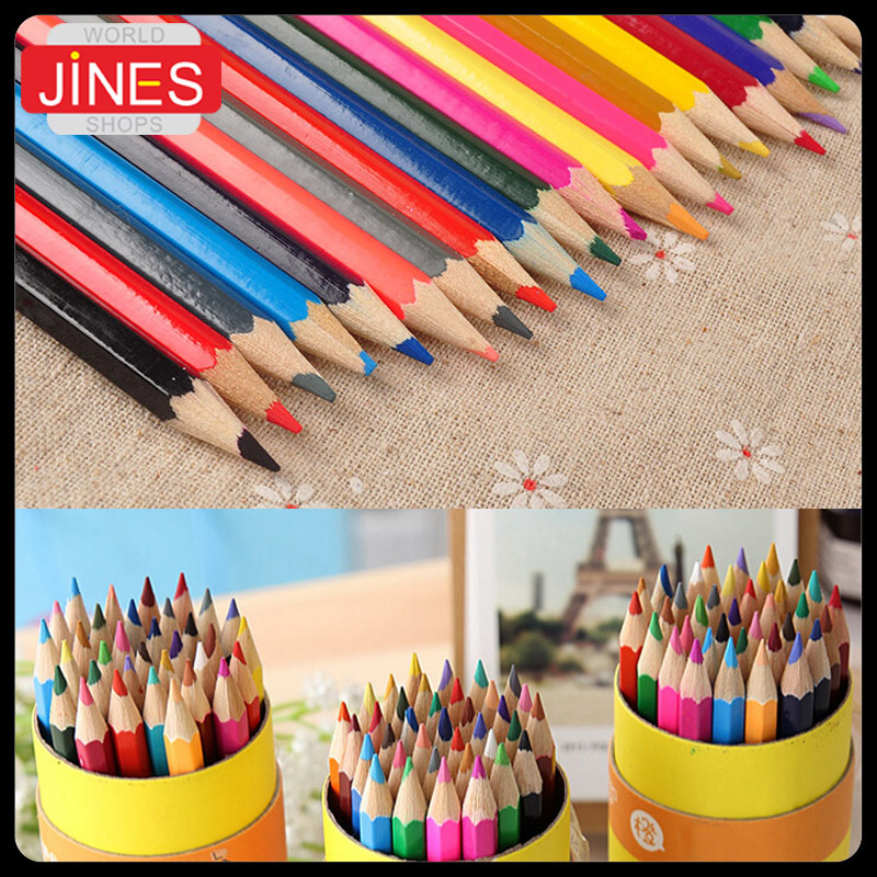 36 PCS/set wooden colored pencils for drawing Writing Sketch Painting Graffiti kids school supplies gift stationery 36 Colors in 1 Box
