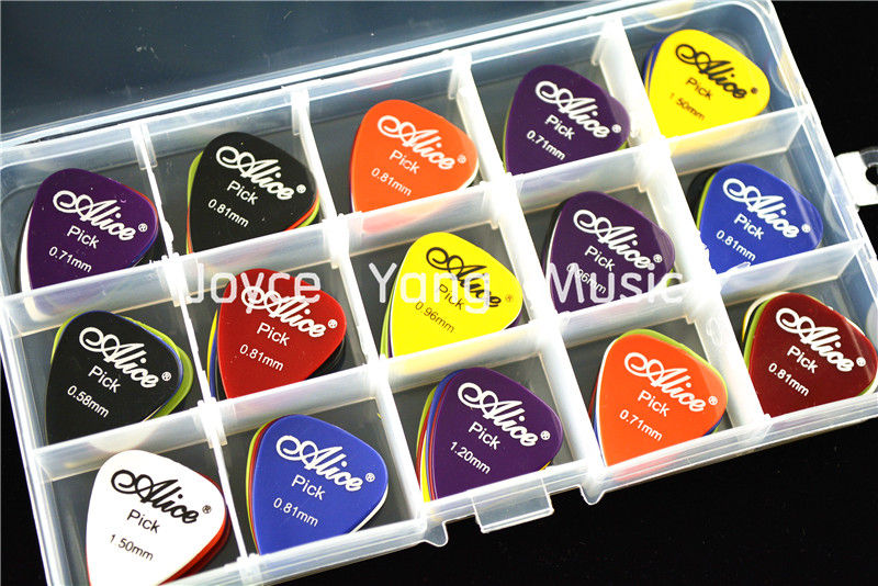 Lots of 100pcs Alice Acoustic Electric Guitar Picks Plectrums+1 Large Plastic Picks Holder Case Box
Lots of 100pcs Alice Acoustic Electric Guitar Picks Plectrums+1 Large Plastic Picks Holder Case Box