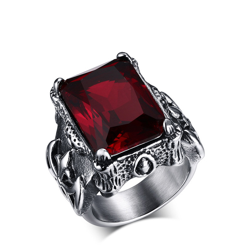 Bulk Wholesale Mens Cluster Rings Retro Punk Gothic Cubic Zirconia Gemstone Rings High Quality 316L Titanium Stainless Steel Rings
Bulk Wholesale Mens Cluster Rings Retro Punk Gothic Cubic Zirconia Gemstone Rings High Quality 316L Titanium Stainless Steel Rings