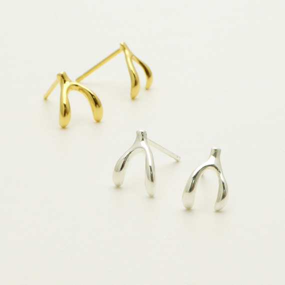 10Pair- S009 Gold Silver Cute Wishbone Stud Earring Lucky bone Stud Earring Tiny Wish Bone Stud Earrings for Women Girls Jewelry
10Pair- S009 Gold Silver Cute Wishbone Stud Earring Lucky bone Stud Earring Tiny Wish Bone Stud Earrings for Women Girls Jewelry