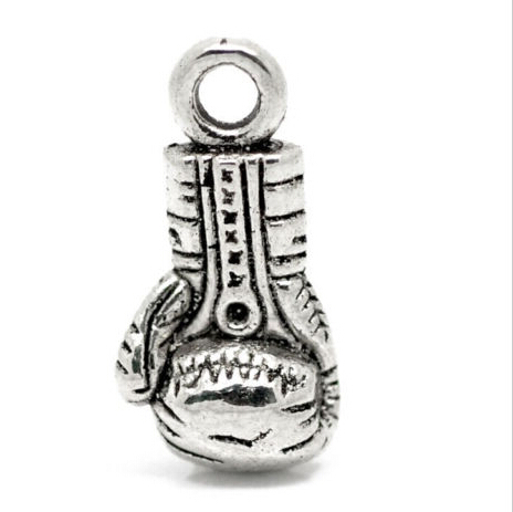 100pcs Fashion Vintage Antiques Silver Fitness 3D Boxing Gloves Charms Pendants Fit Bracelets DIY Men Jewelry Handcraft Accessories N2127
100pcs Fashion Vintage Antiques Silver Fitness 3D Boxing Gloves Charms Pendants Fit Bracelets DIY Men Jewelry Handcraft Accessories N2127