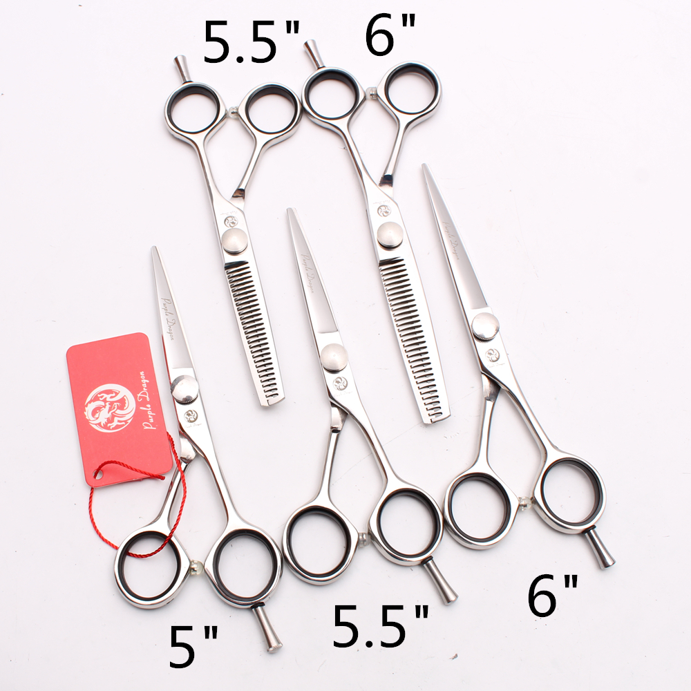 2Pcs 5" 5.5" 6" Japan 440C Purple Dragon Barbers' Hairdressing Shears Cutting Thinning Scissors Human Hair Scissors Salon Style Tools Z1021
2Pcs 5" 5.5" 6" Japan 440C Purple Dragon Barbers' Hairdressing Shears Cutting Thinning Scissors Human Hair Scissors Salon Style Tools Z1021