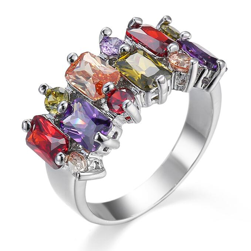 Luckyshine 12 Pcs White Gold Plated Europe and American popular Jewelry Retro Colored Stone Cz Rings For Women Engagement Rings Holiday gift
Luckyshine 12 Pcs White Gold Plated Europe and American popular Jewelry Retro Colored Stone Cz Rings For Women Engagement Rings Holiday gift