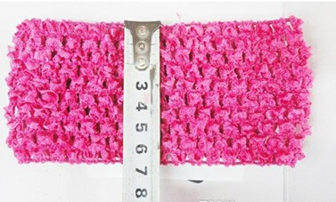 50pcs/lot Baby Girl's Stretch Headbands Crochet Stretchy Hair Bands DIY Accessories for Flower Or Bows
