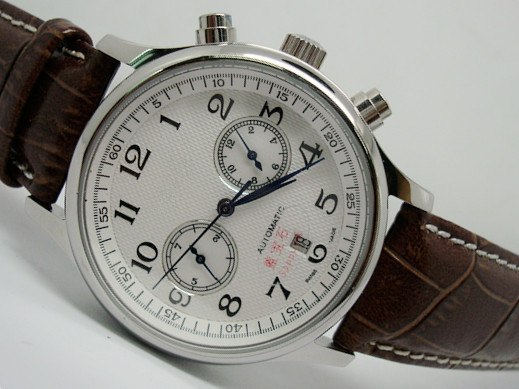 Wholesale - Hot sell mens watch mechanical automatic watches for men white dial leather strap 2039, Brown leather
Wholesale - Hot sell mens watch mechanical automatic watches for men white dial leather strap 2039, Brown leather